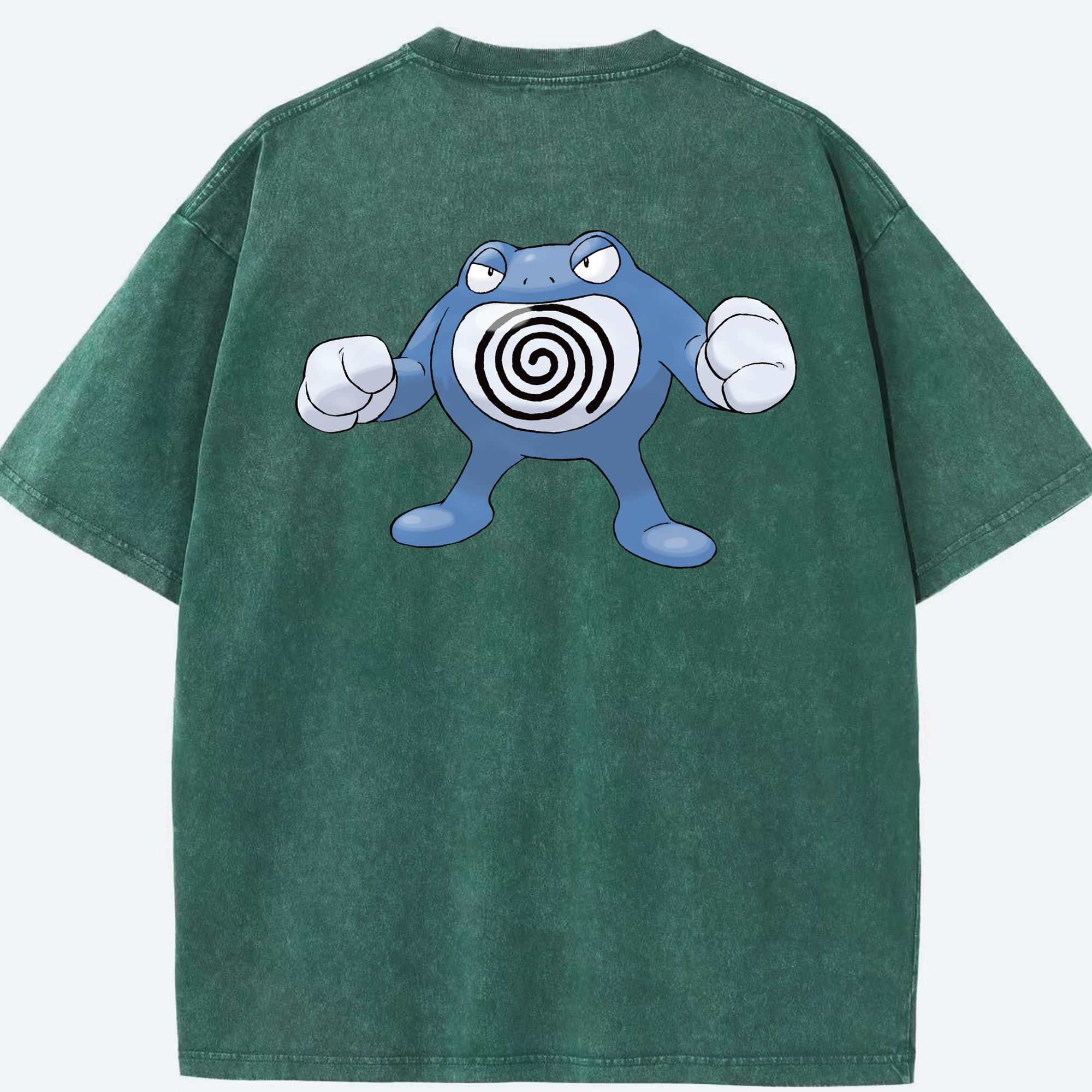 （画像用） ポケットモンスター Pokémon 綿100% ヴィンテージ風 半袖Tシャツ（背面プリント）